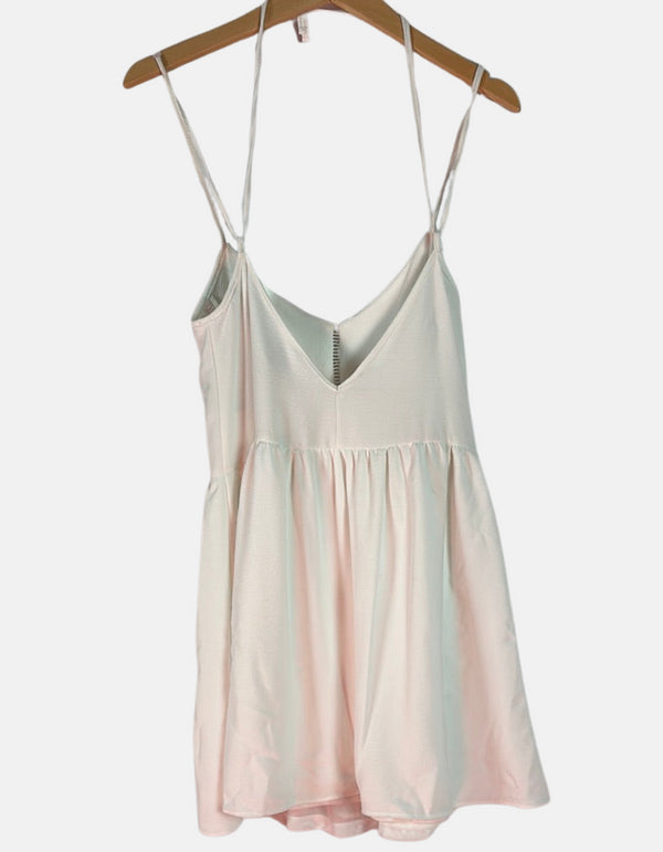 Women's White Spaghetti Strap Summer Top