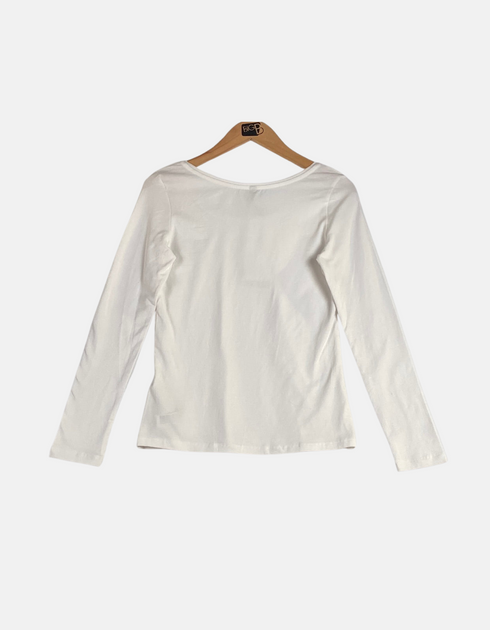 White long sleeve t shirt FM