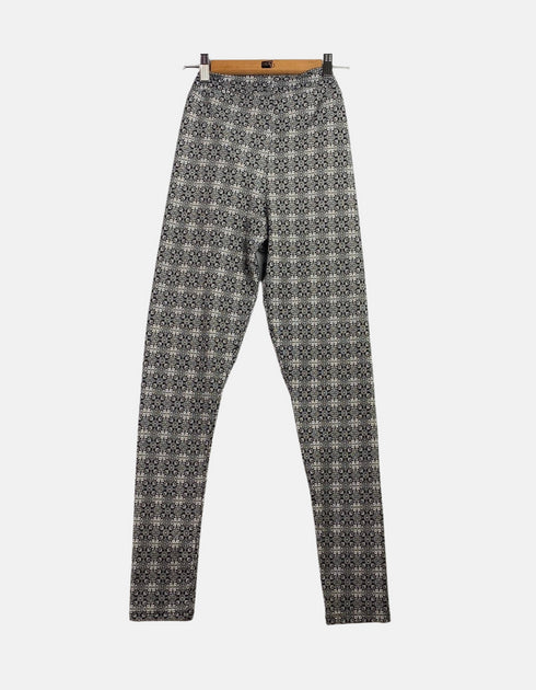 Geometric Print Slim-Fit Pants