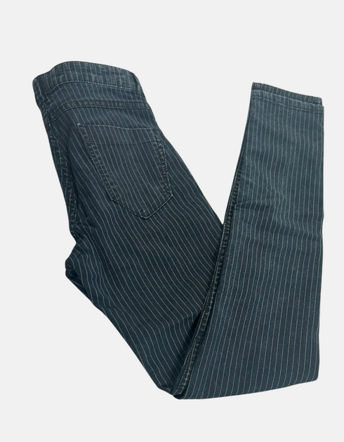 Nautical Pinstripe Slim-Fit Jeans