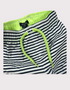Nautical Neon Lime Swim Trunks