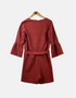 Maroon dress FM