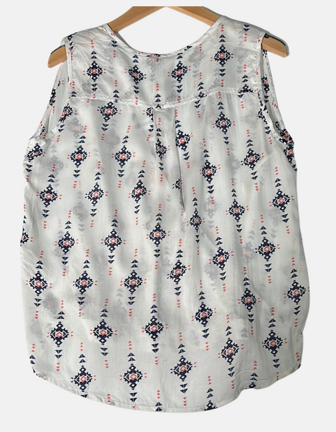 Bohemian Rhapsody Sleeveless Blouse