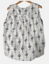 Bohemian Rhapsody Sleeveless Blouse