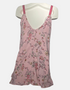 Women's Pink Floral Spaghetti Strap Dress