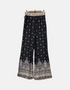 Printed Wide-Leg Palazzo Pants