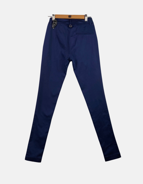 Navy Slim-Fit Chino Pants