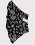 Nocturnal Blossom Flared Skirt