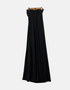 Strapless Black Maxi Dress