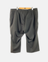 Black Knee-Length Tailored Capri Pants