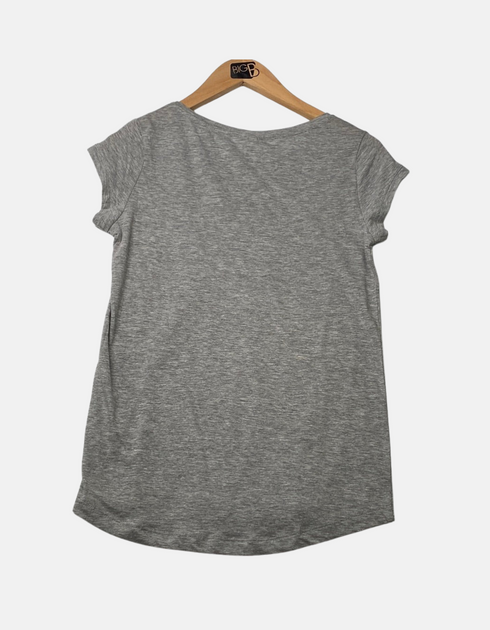 Grey T shirt with cute cat FM