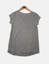 Grey T shirt with cute cat FM