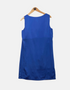 Royal Blue Sleeveless Ruffle Dress