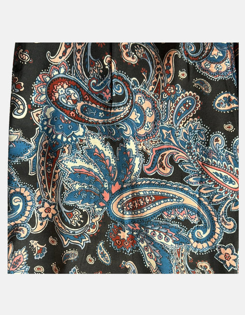 Bohemian Paisley Wide-Leg Pants