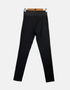 Black High-Waisted Leggings with Zipper Detail