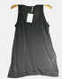 Charcoal Draped Tank Top F