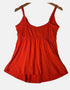 Crimson Ruffle Sundress