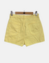 High-Waisted Distressed Denim Shorts for Women – Yellow