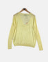 Lightweight V-Neck Sweater for Women – Yellow
