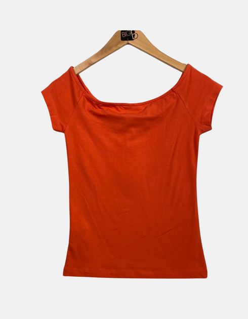 Girls T-shirt orange FM