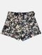 Floral Print High-Waisted Shorts