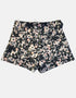 Floral Print High-Waisted Shorts