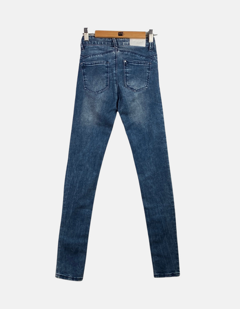Faded Slim Fit Blue Jeans