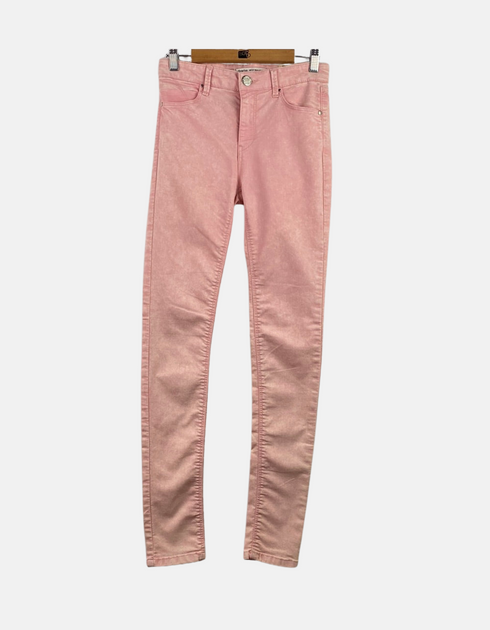 Pink denim jeans FM