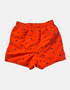 Tropical Palm Print Swim Shorts – Orange