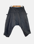 Unisex Black Cargo Harem Pants