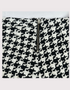 Monochrome Houndstooth Shorts F