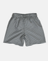 Nautical Striped Swim Shorts – Black and White