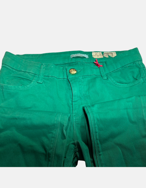 Green colour pants FM