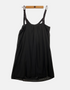 Elegant Black Sleeveless Dress with Embellished Straps