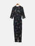 Floral Print Wrap-Style Jumpsuit