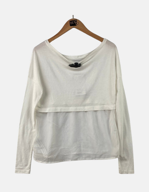Sheer Long Sleeve Layered Top for Women