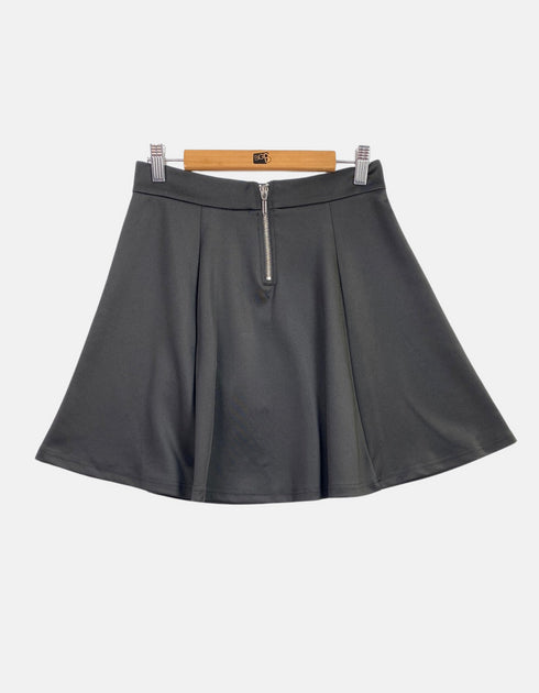 Skirt 5 silver zip FM