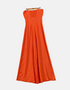 Orange women dress FM