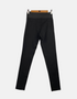 Black High-Waisted Leggings with Zipper Detail
