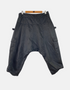 Unisex Black Cargo Harem Pants