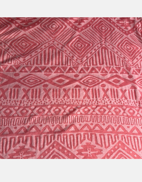Women's Pink Geometric Print T-Shirt