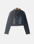 Classic Faded Cropped Denim Jacket