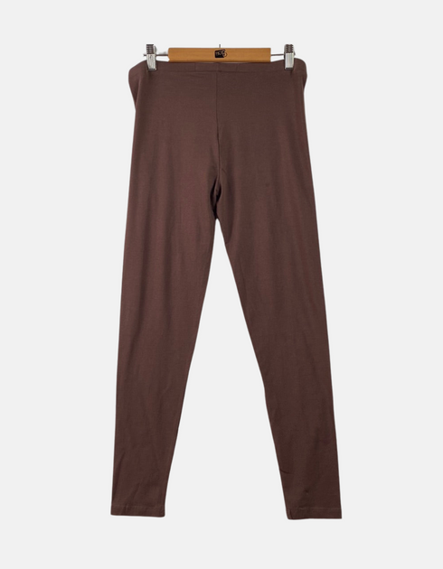 Essential High-Waist Leggings - Chocolate Brown