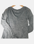 Heathered Charcoal Long-Sleeve Tee