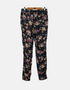 Floral Print Elastic Waist Jogger Pants
