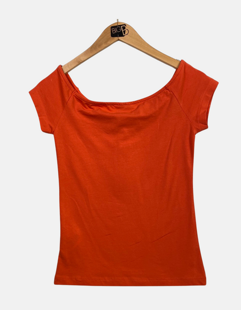 Girls T-shirt orange FM