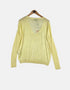 Lightweight V-Neck Sweater for Women – Yellow