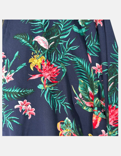 Midnight Garden Bomber Jacket