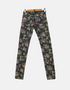 Jeans black floral FM