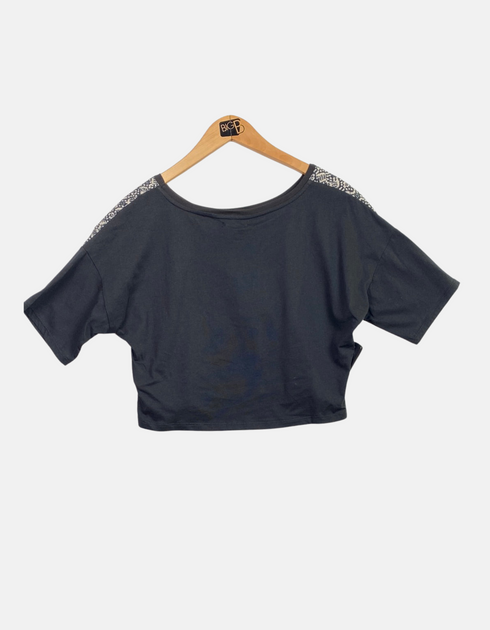 T-shirt black & white FM